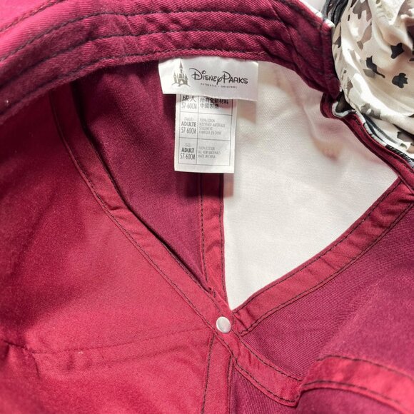 The Nightmare Before Christmas Adjustable Snapback Hat Disney Parks maroon Adult - Picture 6 of 7